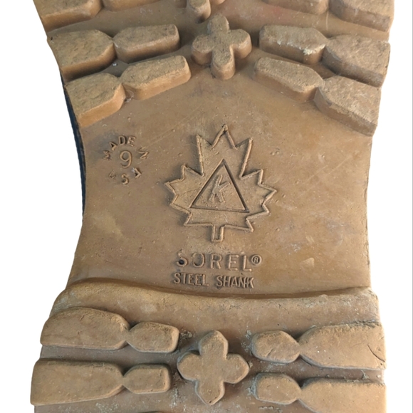 Vintage Sorel Kaufman Canada Mens Size 9 Steel Shank Made in USA Winter Boots - Picture 8 of 9